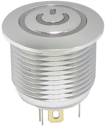 Nasadka przełącznika Chwilowy SPST średnica wycięcia 16mm, montaż panelowy RS PRO