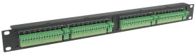 Dystrybutor zasilania (łączówka, rozgałęźnik) 4-we/32-wy max.24VDC 5A Rack 19 LZ-32/R19