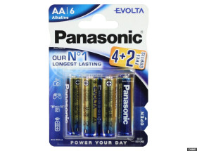 LR6 / AA Panasonic 4734 Evolta B 4+2F