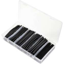 TruComponents 30512 Heatshrink set Blk Shrinkage:2:1 170 Parts