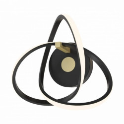 Kinkiet lampa ścienna INDIGO kolor czarny/złoty metal/aluminium, tworzywo sztuczne, LED 1600 Lm 3000K IP20 MB9717-1-3BGN Zuma Li