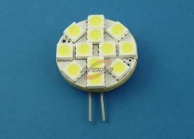 MODUŁ LED G4 12 DIOD LED 5050 BIALA