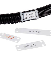 Oznacznik na przewody HellermannTyton IMP2.5 PA66 WH 100 1 szt.