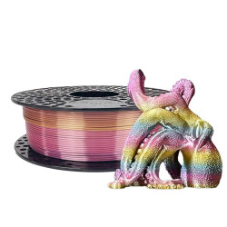 PLA Silk filament Rainbow Tropicana 1.75mm 1kg - Azurefilm