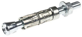Kotwa do kamienia dł 80mm M6 Stalowe Ø 12mm RawlPlug Kotwa rozporowa