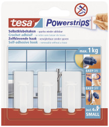 Hak samoprzylepny tesa POWERSTRIPS® 57530-00013-20 3 szt.