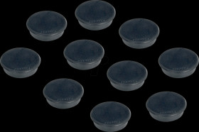 HM20 10 Magnets, 24 mm, black, 10 pieces