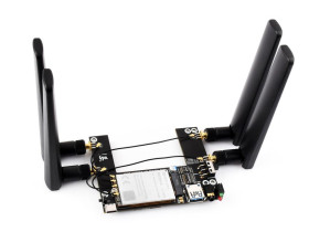 Waveshare 5G/4G/3G Module Designed For Jetson Orin, Includes RM520N-GL Module, Supports 5G NSA And SA Networking, GNSS Positioni