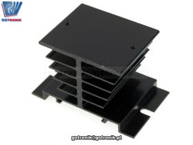 Radiator do przekaźników SSR czerniony