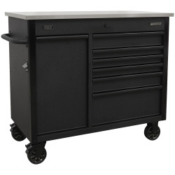 Sealey AP4206BE Mobile Tool Cabinet 1120mm with Power Tool Charging Drawer