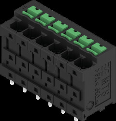 2913750000 Signal terminal, SNAP IN with control button, 6-pin, 180°