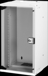 DN-49104 10" wall-mounted housing, Flatpack, 12U, 254mm depth, gray