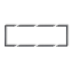 Ramka wypełniająca potrójna serii DECO grafitowy 11DRW-3