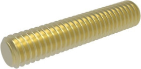Threaded rod, M2, 1000 mm, brass, according to DIN 975 (DIN 976-1), BYB-3-16H319
