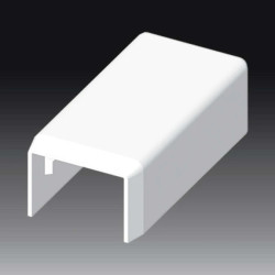 Pokrywa końcowa dla kanałów LV 18X13 biała 8731_HB