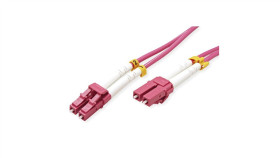 Value Kabel F.O. 50/125Μm Om4, Lc/Lc, Fioletowy, 7 M