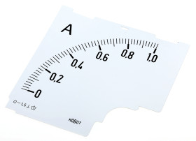 Podziałka miernika panelowego, 0/1A For Shunt 75mV