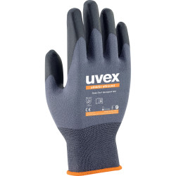 uvex 6002807 athletic gloves size 7 EN 388:2016 high abrasion grip