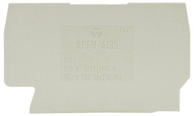 Płyta zamykająca Wieland Electric APFN 4/35 07.312.9255.0, 10 szt.