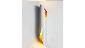 Kinkiet Abigali Drill Biało-Złoty