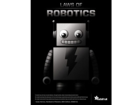 "3 Laws of Robotics" poster [Discontinued]