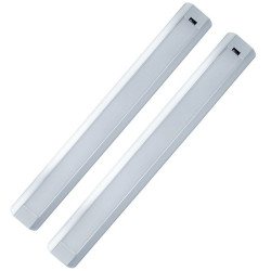 Lampa LED podszafkowaz wył.ruch (*) Listwa LED 30cm 2szt.+zasilacz