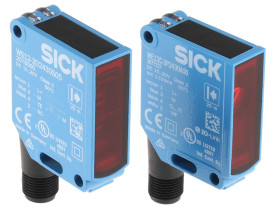 Czujniki fotoelektryczne w obudowie prostokątnej SICK PNP zakres 0 → 20 m LED