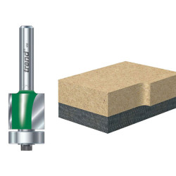 Trend C116 x 1/2 TCT 90&#xB0; Bearing Guided Trimmer Cutter 12.7 x 25.4mm