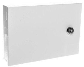 Obudowa klawiatury uniwersalna 215x150x50mm, natynkowa, biała LCD/B Satel Pulsar AWO353