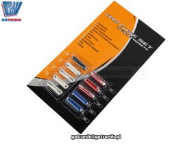 Bezpieczniki samochodowe cylindryczne 10szt.