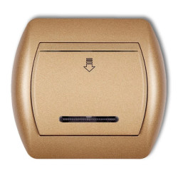 TREND Łącznik hotelowy złoty metalik 8SH-1