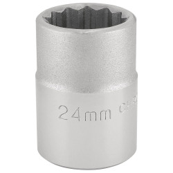Draper Expert 16692 3/4&quot; Sq. Dr. 12 Point Socket (24mm)