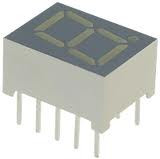 Wyświetlacz 0,39", 1 cyfra czerwony CA