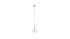 Lampa Wisząca Loftowa 1Xe27 Lex White