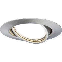 Paulmann 93412 Base Flush Mount Light 5W LED Iron Brushed GU10 Socket