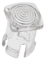 Soczewka LED, do użytku z Diody LED do montażu przewlekanego, Keystone