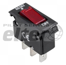 Przeł. kołys. podśw. średni ON-OFF AC z zabezpiecz