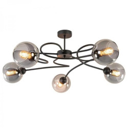 Lampa sufitowa nowoczesna 5xE27 BLOM BLACK