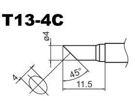 Grot T13-4C ścięty