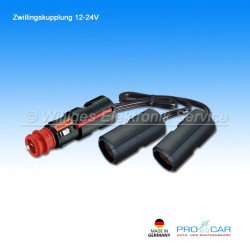 Zwillingskupplung 12-24V