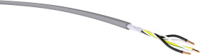 Przewód zasilania VER YSLYF-JZ PVC-SL 3x 1,5 Tr, YSLYF-JZ, 3 x 1.50 mm², szary, 1 m