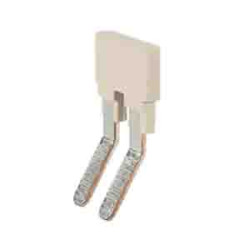 Mikroprzełącznik, Męski, Prosty, Beżowy, typ: Jumper Link, 2-pinowe raster: 6.1mm, Cyna