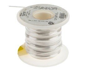 Przewód montażowy 0,2 mm² Biały Alpha Wire PTFE 24 AWG 1 kV dł. 30m 19/0,13 mm +200°C Właściwości CA 65,
