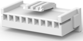 Plug housing, 9 pole, pitch 2.5 mm, straight, natural, 5-917693-1