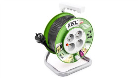 Przedłużacz Bębnowy Standard Line 20M H05vv-F 3X1 4Xgs /+ Termik/ 10A Czarny