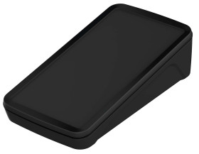 Obudowa ukośna, 200 x 105 x 53.6mm, ABS, kolor: Czarny, Bopla BoPad