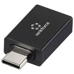 Renkforce RF-6615900 USB data blocker adapter USB-C plug to USB-C socket