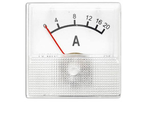 Amperomierz panelowy mini 20A +bocznik