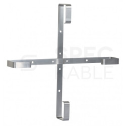 Stelaż zapasu kabla 600x600x89mm aluminiowy Fibertechnic