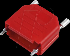 MHDPPK15-R-K D-Sub cap, 15-pin, straight, red, size A